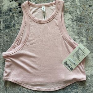 NWT Lululemon Hold Tight Cropped Tank